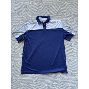 Callaway Opti-Dri Polo Shirt‎ - Blue/Gray/White - Large